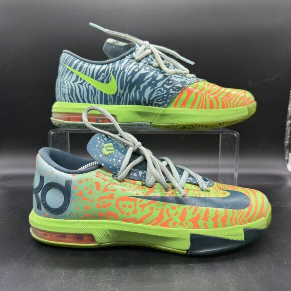 Nike Other - Nike KD VI 6 Liger GS Electric Green Kevin Durant 599477-302 Size 5.5Y FUC
